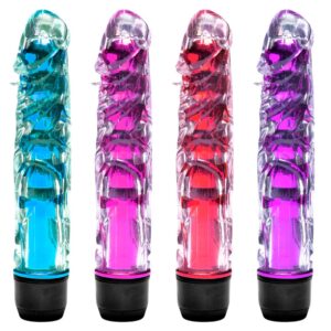 Vibrador Personal Jelly com Capa Texturizada – Multivelocidade